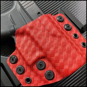 Basket Weave EMT Red