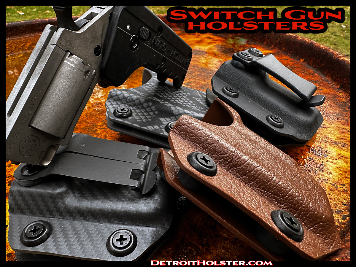 Switch Gun KYDEX Belt Holster - Right Handed - Standard